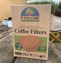 Load image into Gallery viewer, If You Care Coffee Filters - No.2 small 100 filters
