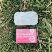 Load image into Gallery viewer, Friendly Soap Shampoo Bar – Lavender &amp; Geranium
