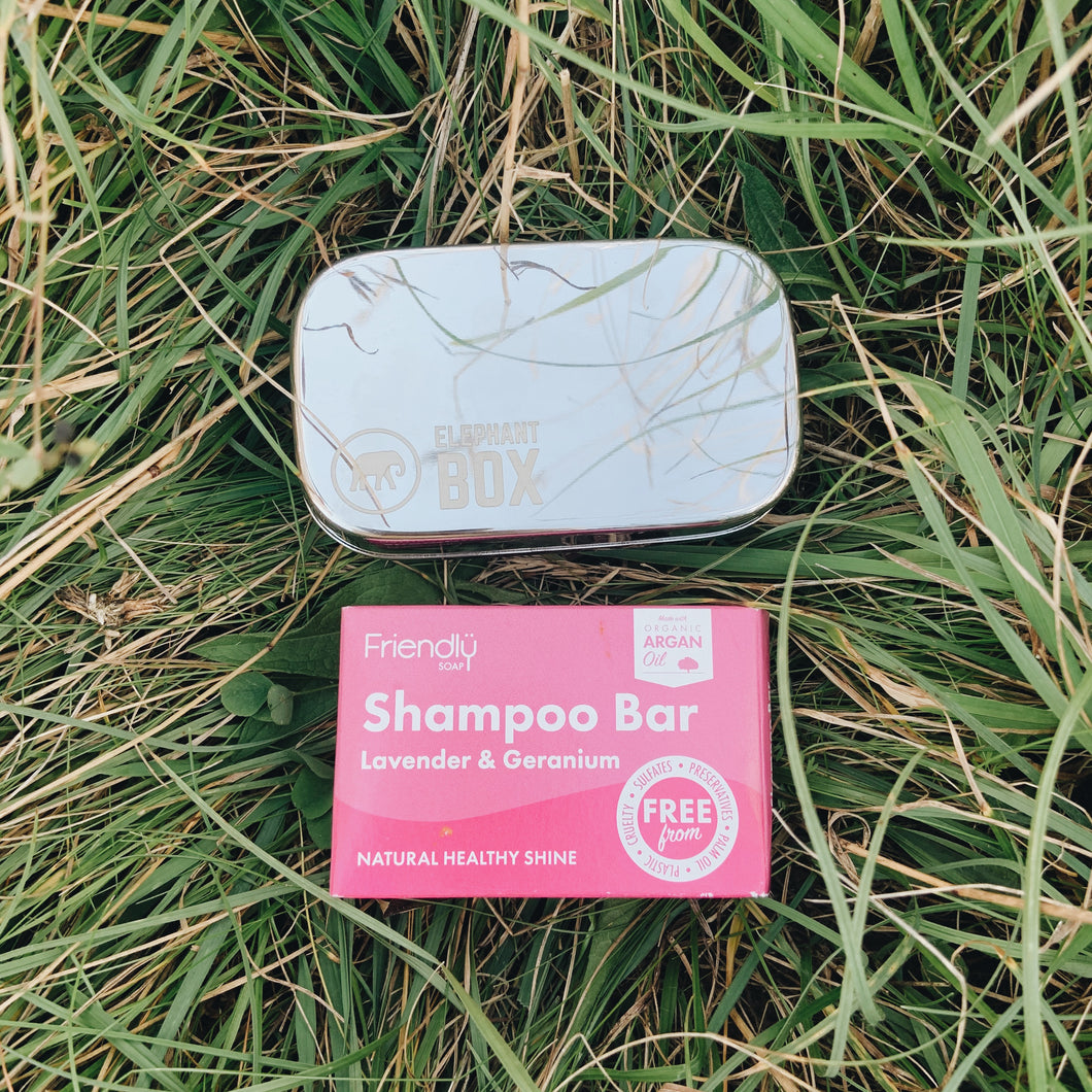 Friendly Soap Shampoo Bar – Lavender & Geranium